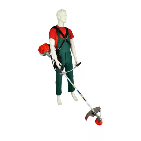 Bozótvágó Kasei CG415Q43 42.7 cm3 1.1 kw, damilfej, vállheveder, vágótárcsa, eu 5-ös motor