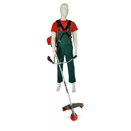 Bozótvágó Kasei CG415Q43 42.7 cm3 1.1 kw, damilfej, vállheveder, vágótárcsa, eu 5-ös motor