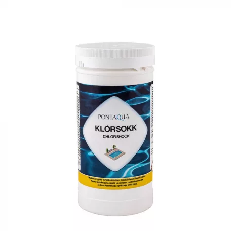 Pontaqua Klórsokk medencevíz fertőtlenítő 20 g tabletta 1 kg (CHC010)
