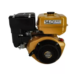   Motor vízszintes tengelyű Kasei EX40 404 cm3, 8.8 kw, benzines, 25x60mm