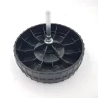 Fűnyíró kerék Agrimotor Minilux első, szerelt, hosszú, dísztárcsa nélkül utángyártott