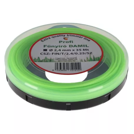 Damil 2.4mm szögletes   34 méter olasz