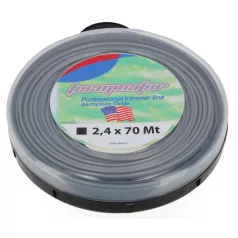 Damil 2.4mm szögletes   70 méter alu olasz