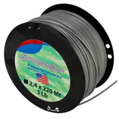 Damil 2.4mm szögletes   220 méter alu olasz