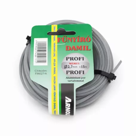 Damil 2.7mm szögletes 15 méter alu  olasz