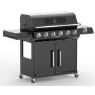 Riwall RGG 61 EXL prémium gázüzemű grillsütő 24 kW, 6+1 gázégővel