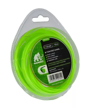 Damil 1.6mm kerek 15 méter MAMMUT bliszteres