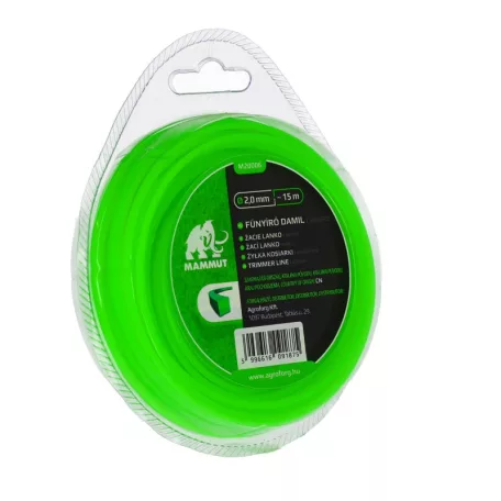 Damil 2.0mm szögletes 15 méter MAMMUT bliszteres