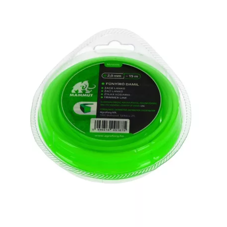 Damil 2.0mm szögletes 15 méter MAMMUT bliszteres