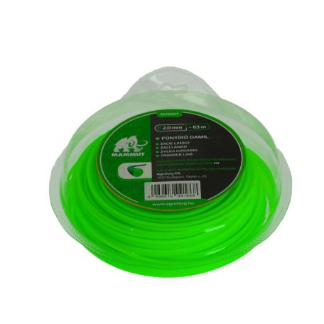 Damil 2.0mm kerek 63 méter MAMMUT bliszteres