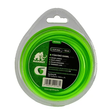 Damil 2.4mm kerek 15 méter MAMMUT bliszteres