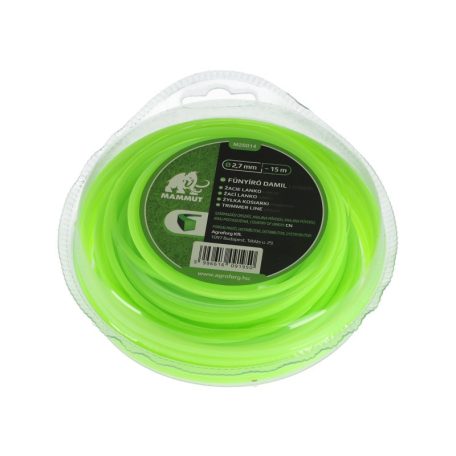 Damil 2.7mm szögletes 15 méter MAMMUT bliszteres