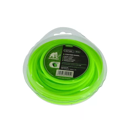 Damil 2.7mm szögletes 15 méter MAMMUT bliszteres