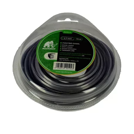 Damil 2.7mm szögletes 15 méter alu MAMMUT bliszteres