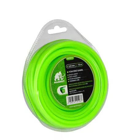 Damil 3.0mm szögletes 15 méter MAMMUT bliszteres