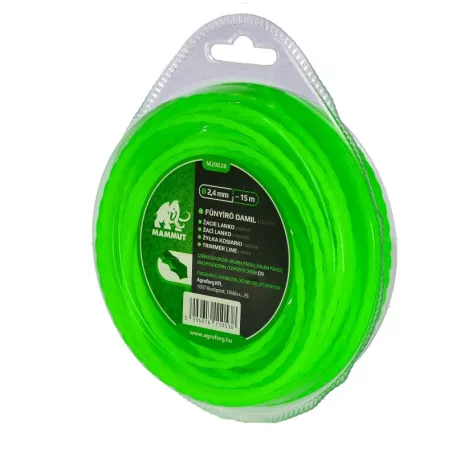 Damil 2.4mm szögletes csavart 15 méter MAMMUT bliszteres