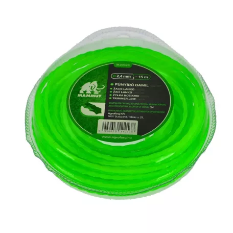 Damil 2.4mm szögletes csavart 15 méter MAMMUT bliszteres
