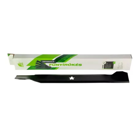 Fűnyíró kés MAMMUT Husqvarna LT125 489mm, 5 ágú csillag, 1 furatos, utángyártott