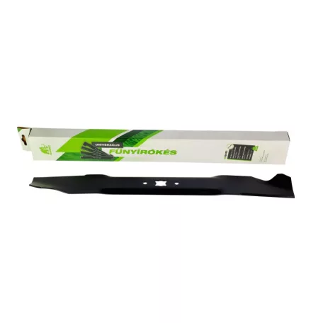 Fűnyíró kés MAMMUT MTD GES53 530mm, 4 ágú csillag, 3 furatos utángyártott