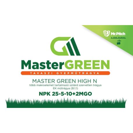 Master Green High N gyeptrágya (25-5-10+2MgO+TE) 5 kg