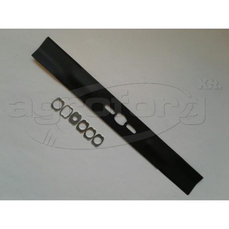 Fűnyíró kés  480 mm, univerzális, egyenes, nem kerek betétgyűrűvel utángyártott
