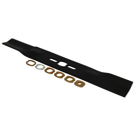 Fűnyíró kés  450 mm, univerzális egyenes, nem kerek betétgyűrűvel utángyártott