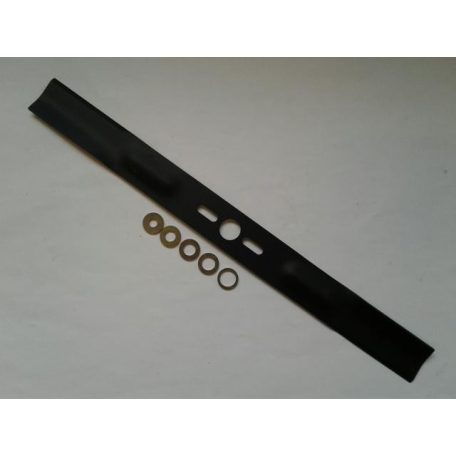 Fűnyíró kés  560 mm, univerzális egyenes, kerek betétgyűrűvel utángyártott