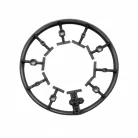 Ágyásszegély OBRB58 közepes fekete 1025/75/58mm 