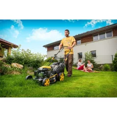 Riwall RPM 4735 önjárós benzinmotoros fűnyíró