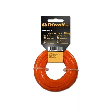 Riwall Damil 1,2 mm, hossz 15m, szögletes