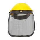 Védőálarc szitaszövésű  állítható sárga