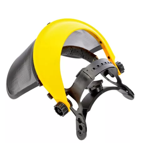 Védőálarc szitaszövésű  állítható sárga