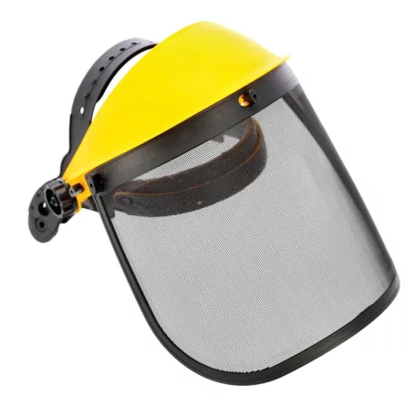 Védőálarc szitaszövésű  állítható sárga