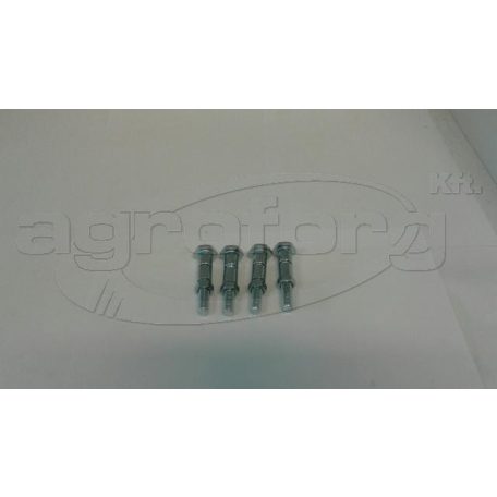 Keréktengely  4db/csomag, anyával, persellyel, 3/8" utángyártott