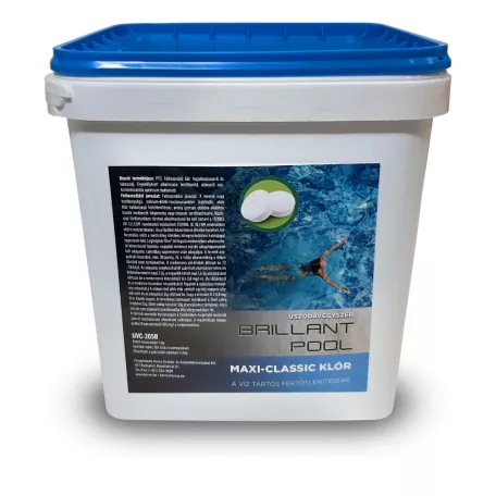 Brillant Pool Maxi-Classic klórtabletta 5 kg, 200g-os tabletta