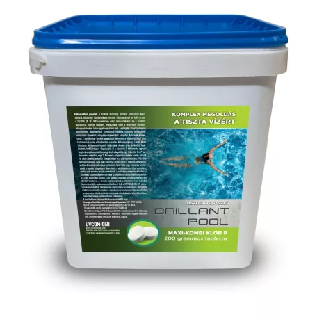 Brillant Pool Maxi-kombi klórtabletta 5 kg (UVCOM-05B) 