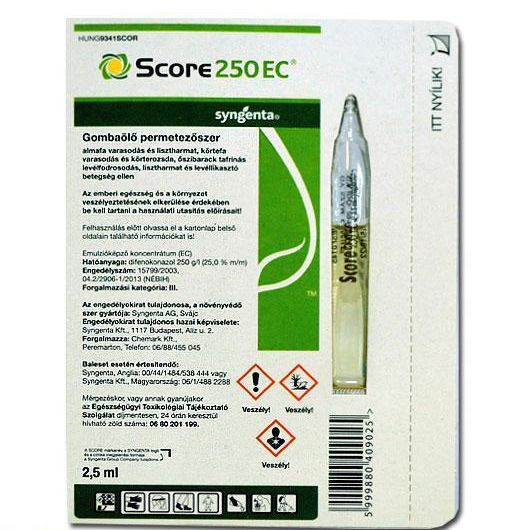 Score 250 Score 250 EC gombaölő 2,5 ml - Növényvédőszerek - KertészPon