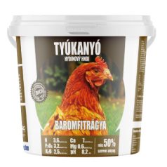 TYÚKANYÓ pelletált baromfitrágya 4KG